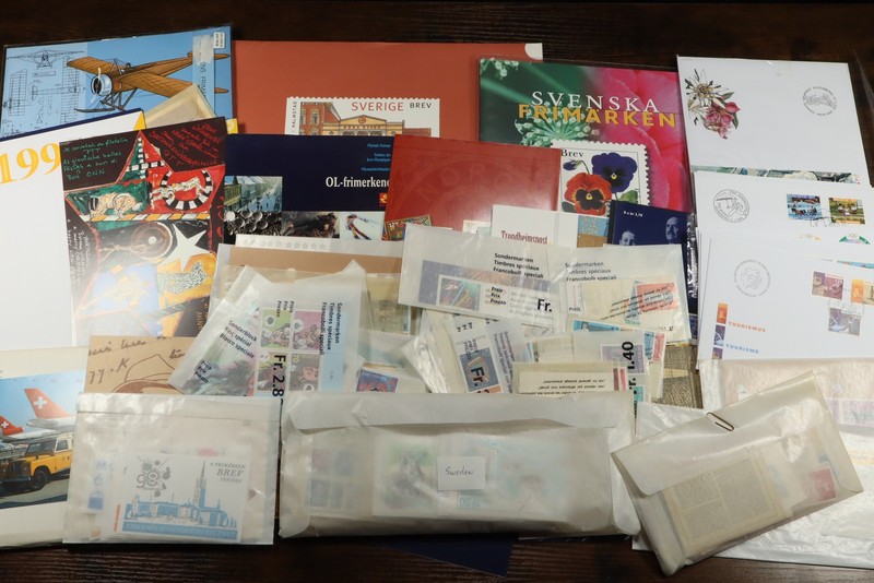 NobleSpirit (BHS) Switzerland, Sweden & Norway Lot w/ Mint Sets & Commemoratives