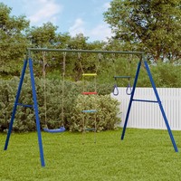 Schaukel-Set Mit Schaukelsitz, Trapez Und Strickleiter FüR Kinder