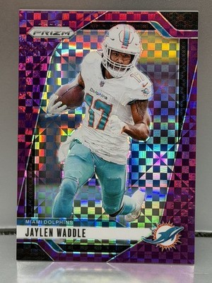 2024 Panini Prizm - Jaylen Waddle #178 Purple Power /49 SSP Broncos Dolphins