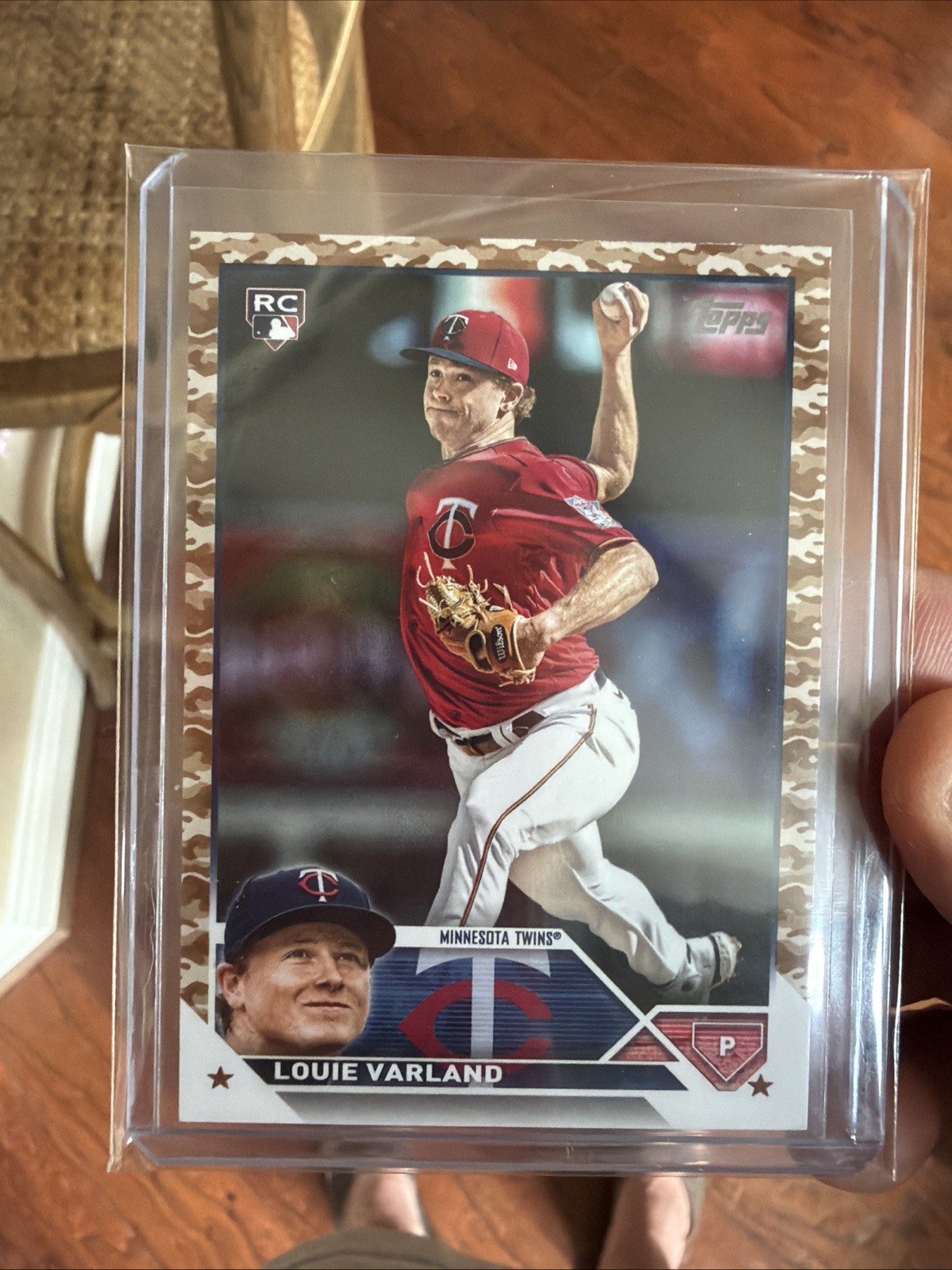 2023 Topps Louie Varland Gold CAMO SSP Rookie #441 Minnesota Twins/25๐ฅ๐
