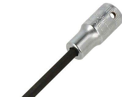 Socket: hex key-bit; HEX 9/64''; 1/4''; 55mm; chromium st - ST-01450009 | EU Stock
