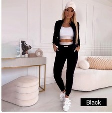 Women's 3-Piece Zip-Up Tracksuits Size S, Pink