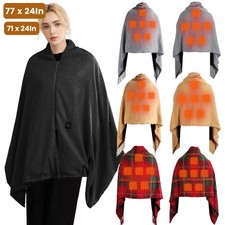 3 Heating Levels Heated Blanket Wrap Shawl for Women USB Electric Blanket Throw