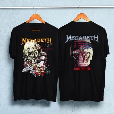 Vintage Megadeth Peace Sells Tour 1987 T-Shirt, Megadeth T-Shirt