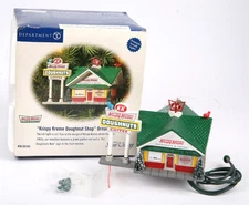 Dept 56 Krispy Kreme Doughnut Shop Snow Village Ornament 55163