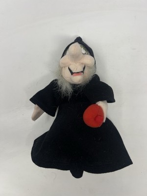 APPLE Snow White VILLAIN EVIL WITCH  Mirror Disney Plush Dwarf  Halloween Hi Ho
