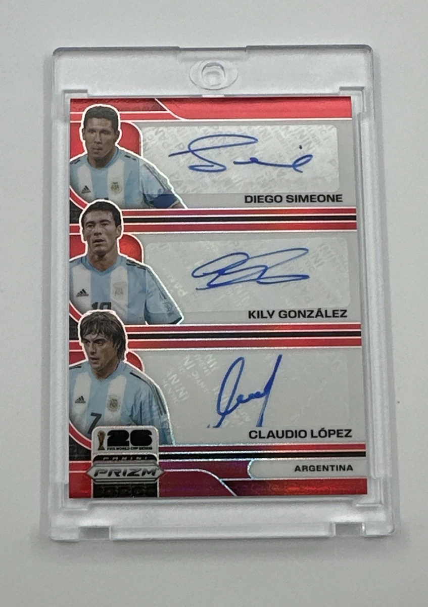 Panini Soccer Argentina Autographed Sports Trading Cards