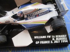 PAUL'S MODEL ART MINICHAMPS Williams Renault FW16 N Mansell GP France 1:43 1994
