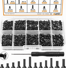 360PCS Laptop Screws 12 Sizes M2 M2.5 M3 Replacement Computer Tiny Screws Mother