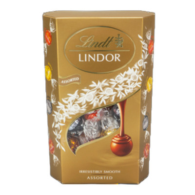 8003340801513 Lindt LINDOR Assorted Cornet 337g LINDT LINDOR