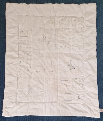 Mothercare Peter Rabbit Kinderbett Decke weiß 100x120cm