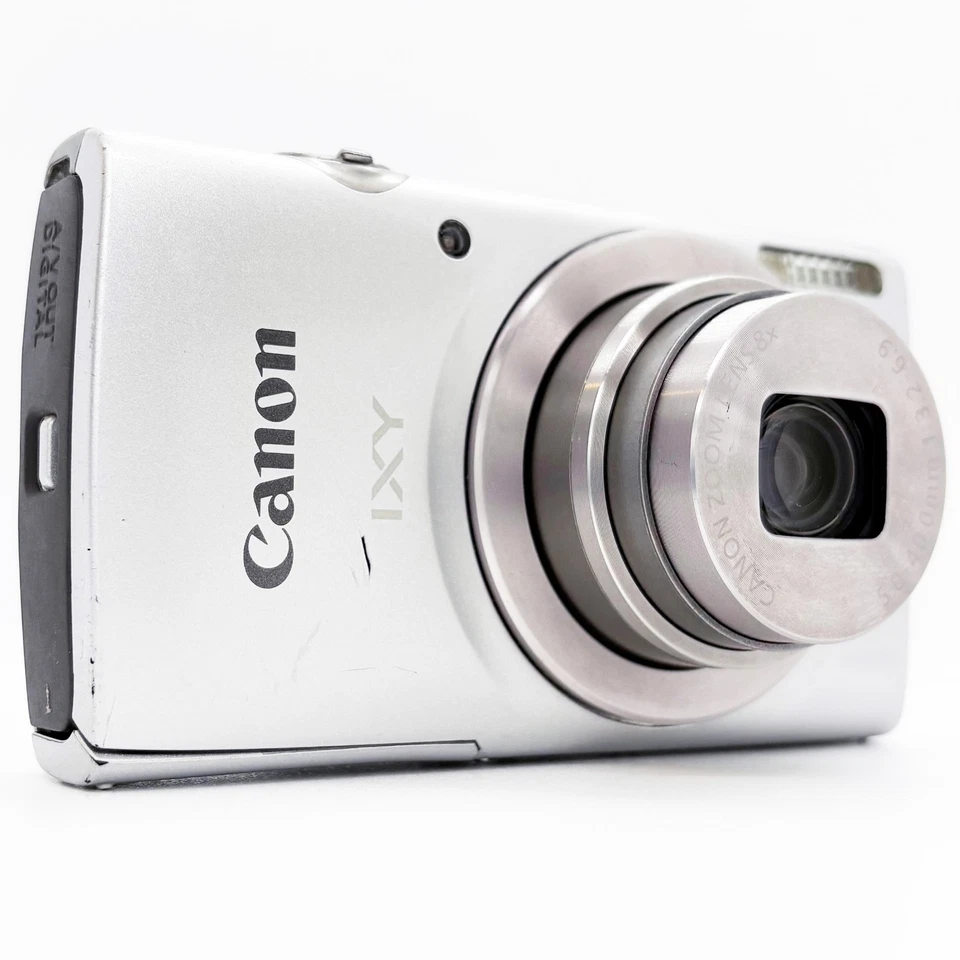 Canon PowerShot IXY 200 Silver ELPH 185 Digital Camera 20MP 8x Zoom 1DayShip - Image 3 of 4
