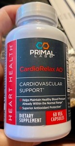 Primal Labs CardioRelax AO - Heart Health Cardiovascular Support (60 Caps) NEW!