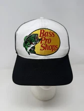 Bass Pro Shops Hat Embroidered Logo Mesh Fishing Hunting Trucker Cap Snapback