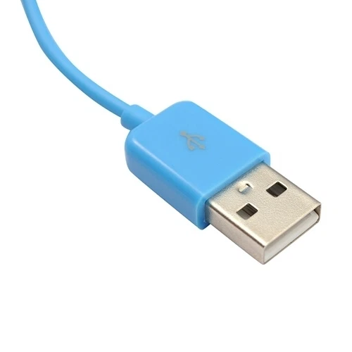 Cable cargador de carga de datos de sincronización de 30 pines a USB azul de 6 pies para iPad 1 2 3 iPhone4 Foto 2 de 4