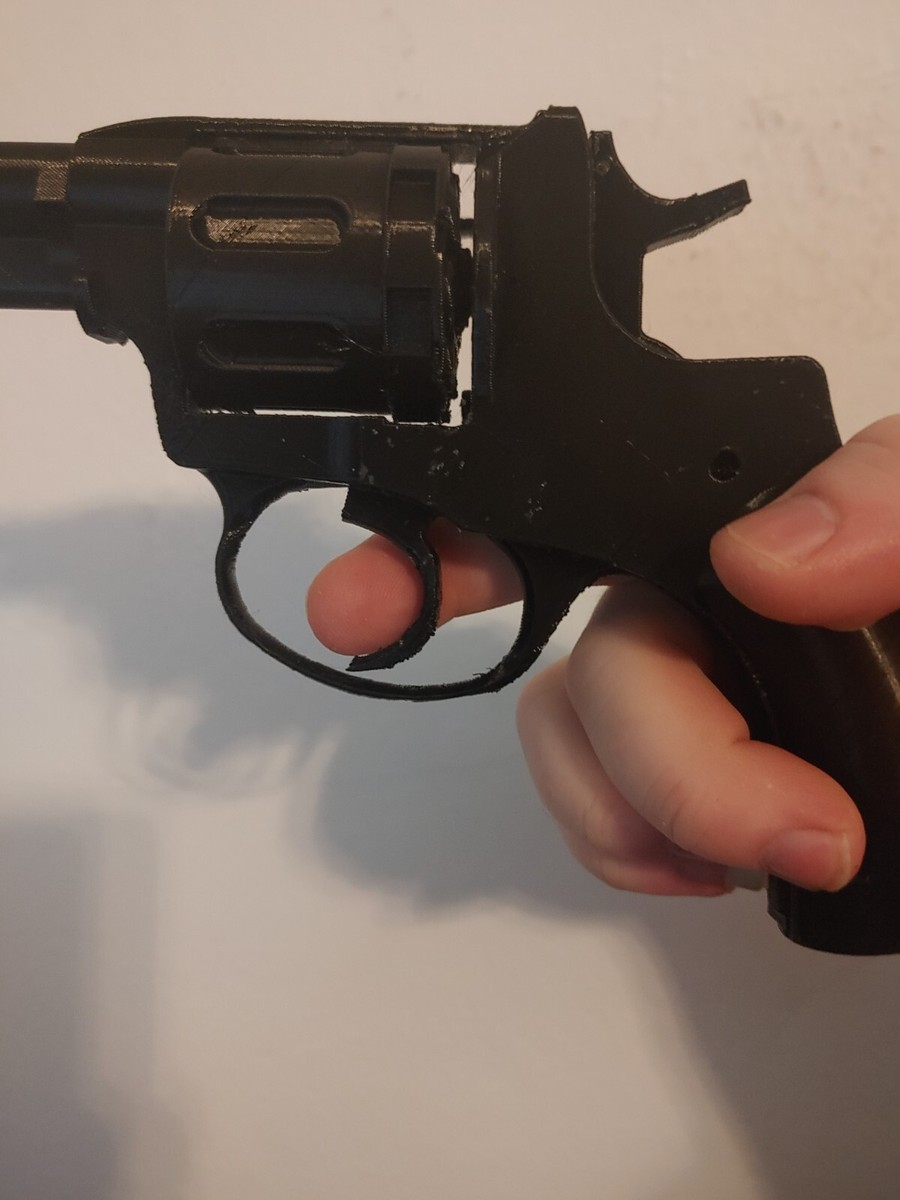 Fullsize 3d Printed Nagant M1895 Revolver | eBay