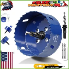 High-Performance 77mm Hole Cutter with 1 1/4 inch Depth for DIY & Home Projects