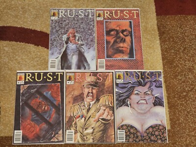Rust Vol. 2 #1 - 5 NOW Comics 1989 1 2 3 4 5 all Newsstand lot of 5
