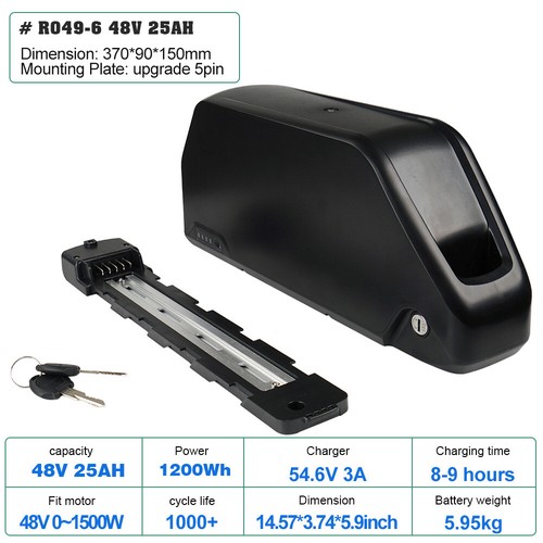 eBike Battery 48V 52V 60V 24Ah Samsung /LG Cell Electric Bike battery W/Charger - Picture 23 of 25
