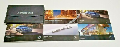 2018 MERCEDES BENZ E-CLASS OWNERS MANUAL AVNTGARDE EXCLSIV BAS 1E SPORT 4MTC AMG