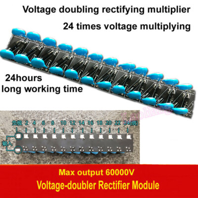 24 Times Rectifier 60000V High Voltage Multiplier Voltage Doubler Circuit Board