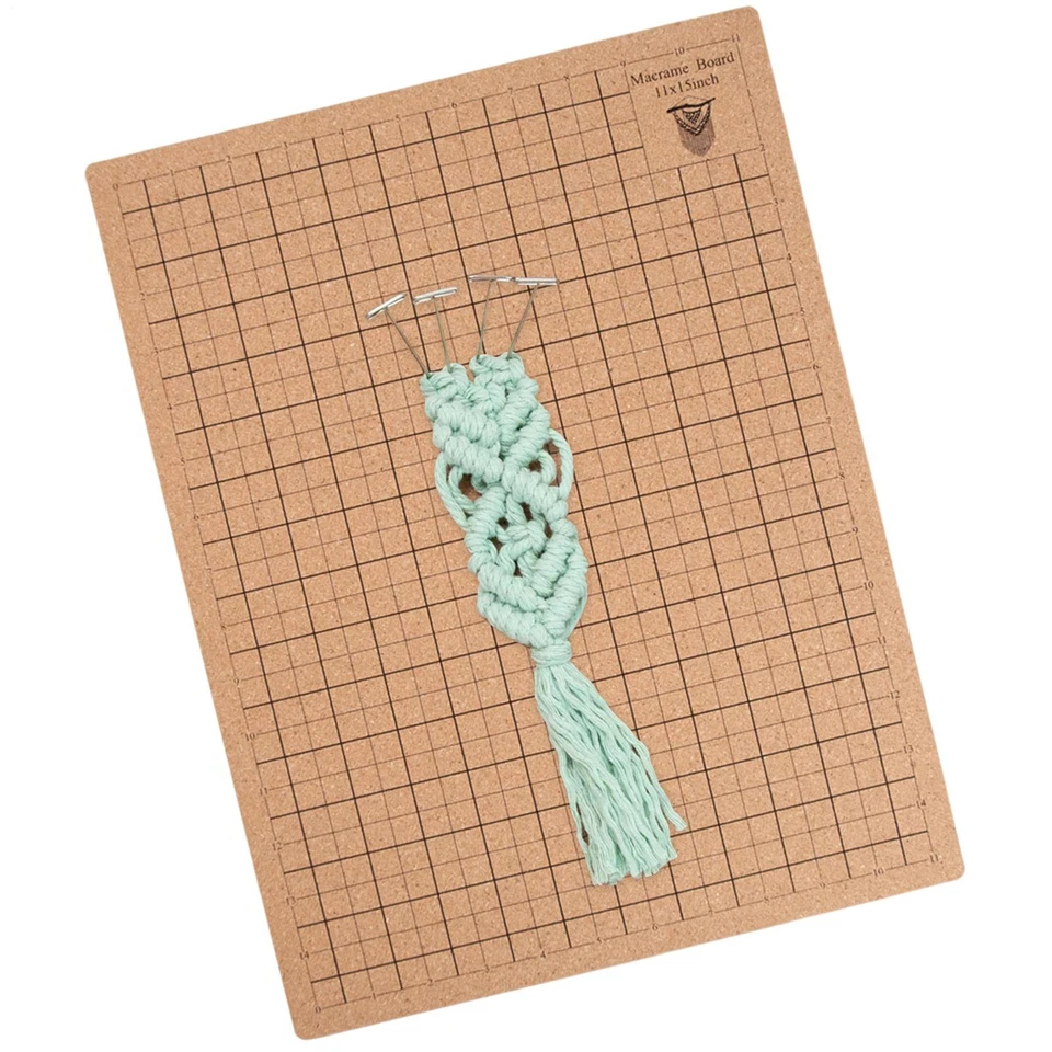 DIY Beadsmith Macrame Board Wood Durable Macrame Project Board for Crochet - image 3 of 4