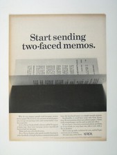 Vintage Xerox Advertisement Print MCM Modern Print 1968 Office