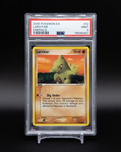 Larvitar graded PSA 9 for sale on eBay