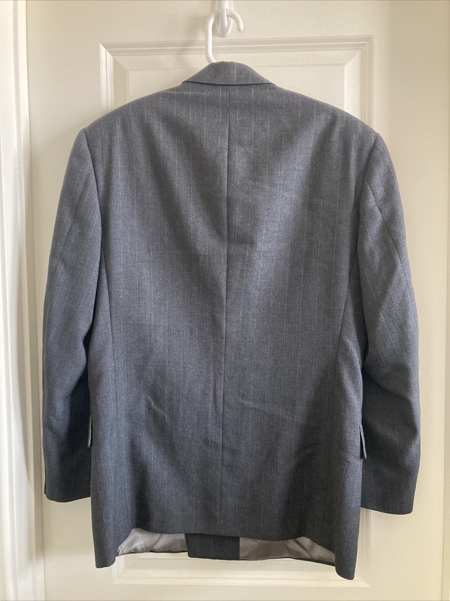 Mens Givenchy Monsieur Blazer Sports Coat Pinstripe 42 Long