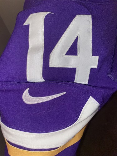 Stefon Diggs Minnesota Vikings Nike Vapor Elite Authentic Jersey Size 44 - Picture 7 of 20