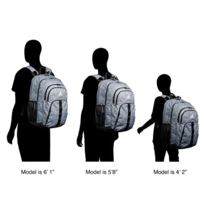 adidas Unisex Prime 6 Backpack, Jersey Onix Grey/Black/White, One Size |  eBay