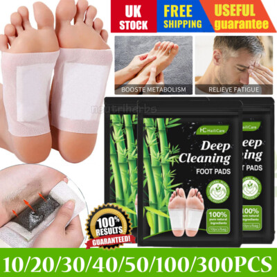 Foot Detox Pads Patch Detoxify Toxins Slim Keeping Fit Care with Adhesive