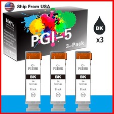 3PK PGI5 PGI-5 Black Ink Cartridge for PIXMA iP4200 iP4300 iP4500 iP5200