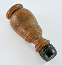 ANTIQUE 19th CENTURY BOTTLE WAX SEAL SHERRY STAMP HUTCHINSON MAITLAND PARK NM