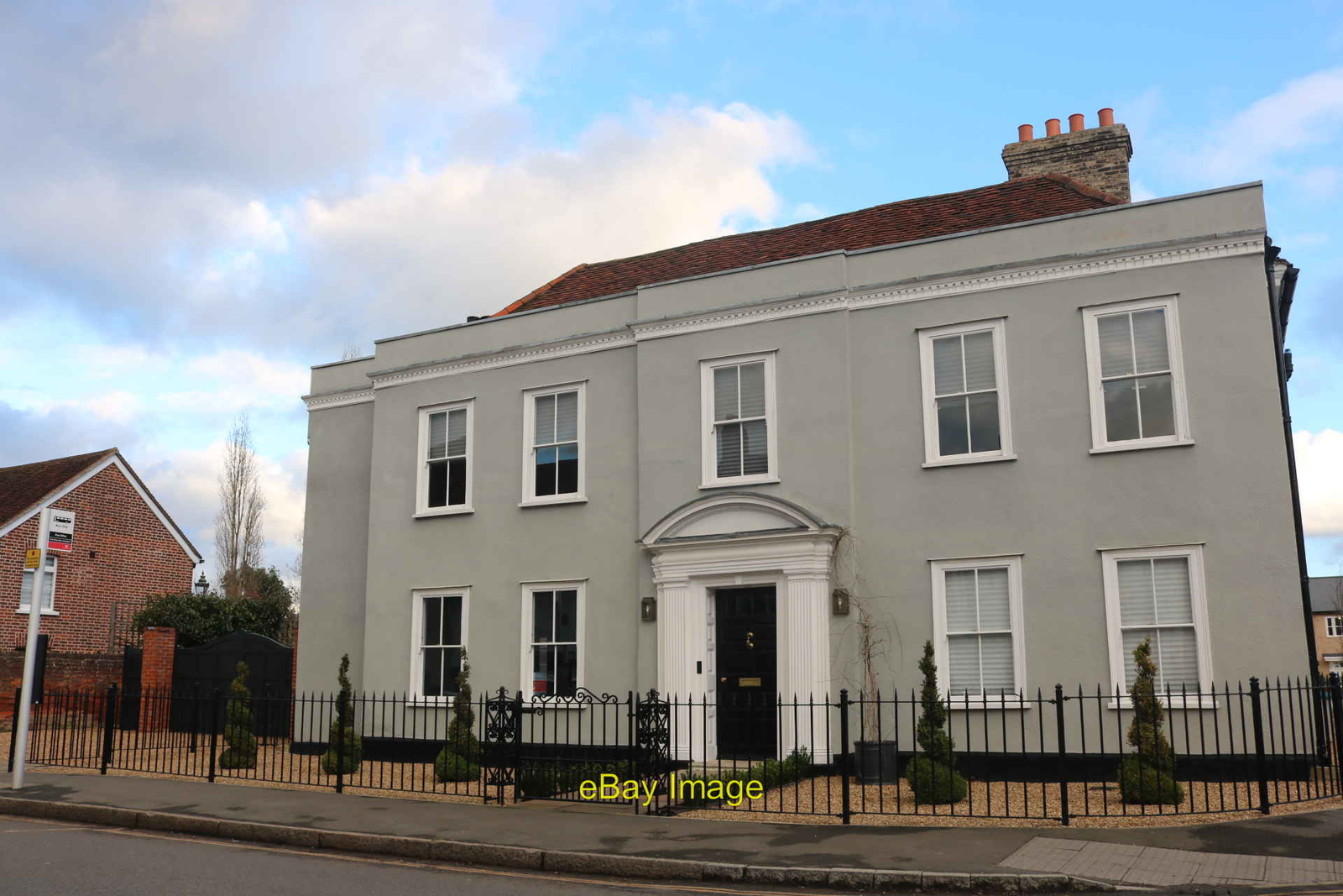 Photo 12x8 house on High Street, Kelvedon c2022 eBay