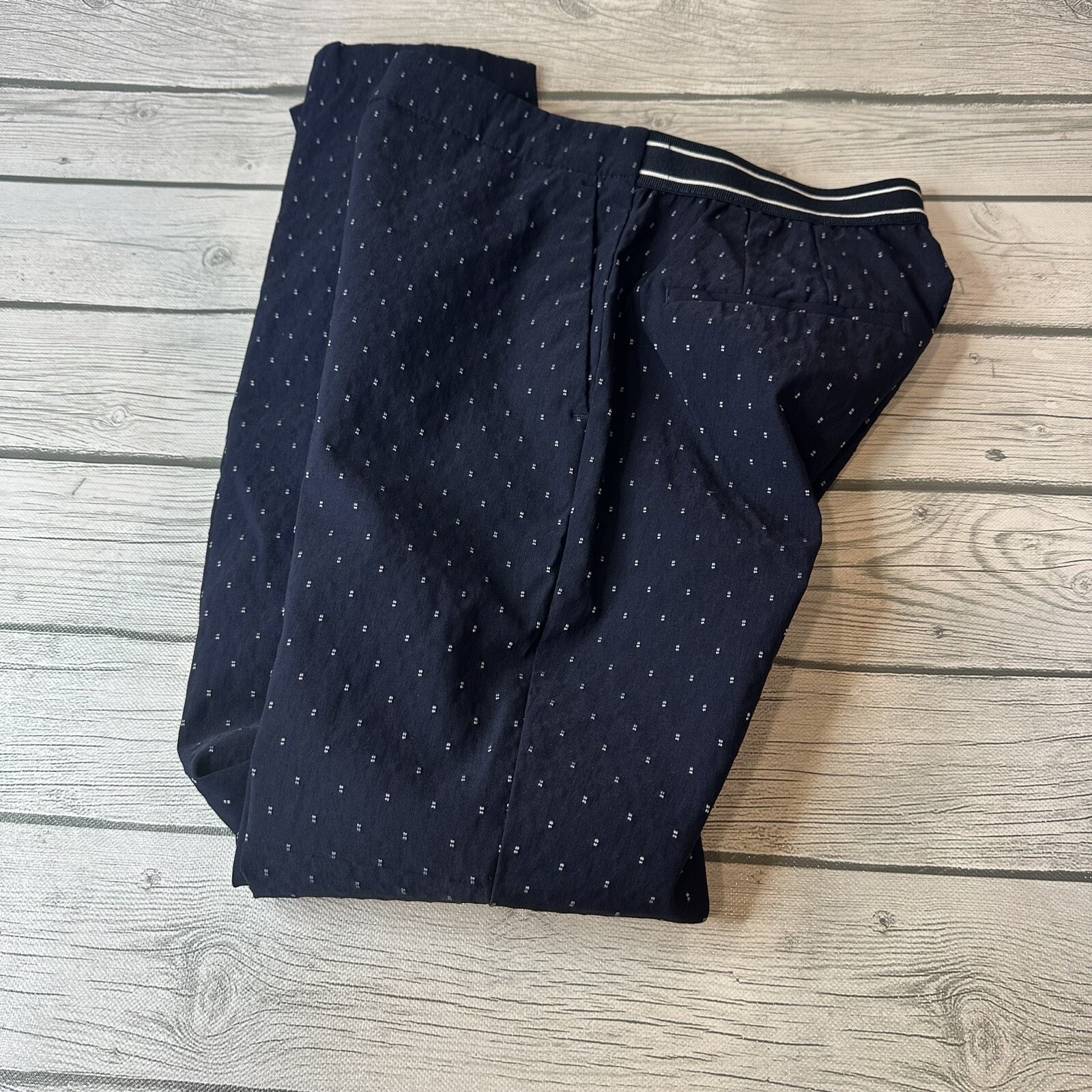 Zara Basic Cropped Pants Womens Small Flat Front … - image 10