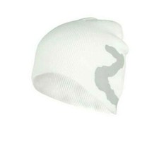 Horze Z-Pienie Hat Womens White One Size Winter Beanie Cap Horses Headwear New