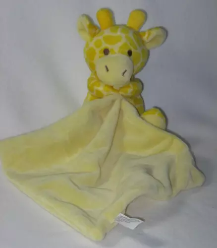 Walgreens Yellow Giraffe Security Blanket Baby Lovey Moon & Stars Plush