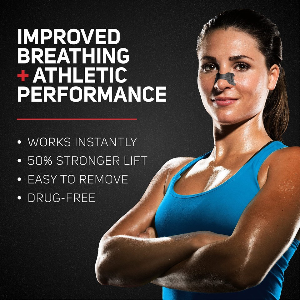 Performance Nasal Strips for Athletes Sports Dilators Improves