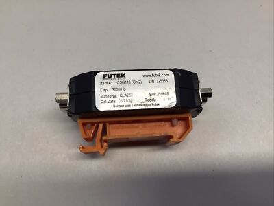 Futek CSG110 JM-2AD Sensor amplifier USED Capacity 30000 Lb Cal Date 5/27/10