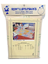 Rumpelstiltskin's Cotton Canvas Rug Pattern baby child crawl abc blocks 48x34