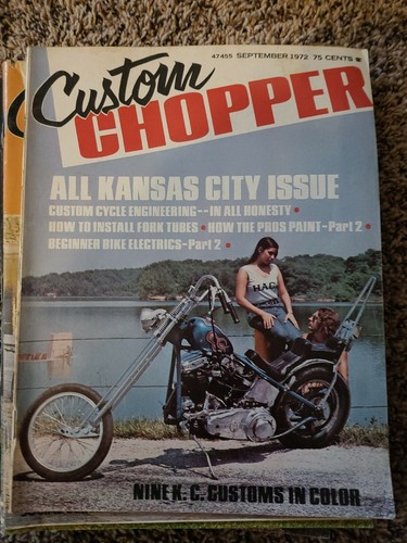 CUSTOM CHOPPER MAGAZINE SEPTEMBER 1972 