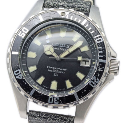 CITIZEN Chronomaster 500m Taucher 33J 4-540263 Kal.5440 Herren Uhr G0621