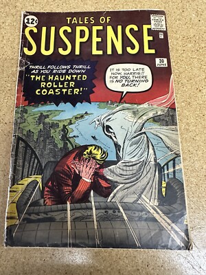Tales Of Suspense #30  The Ghost Rode a Roller Coaster! Jack Kirby Art