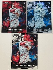 2018 Topps Fire Rhys Hoskins Red - Blue - Base Flame Rookie RC Lot