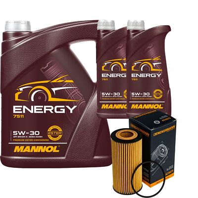 DENCKERMANN Ölfilter MANNOL Energy 5W-30 7L für Volvo V70 II 2.4 D5 XC90 I Ford