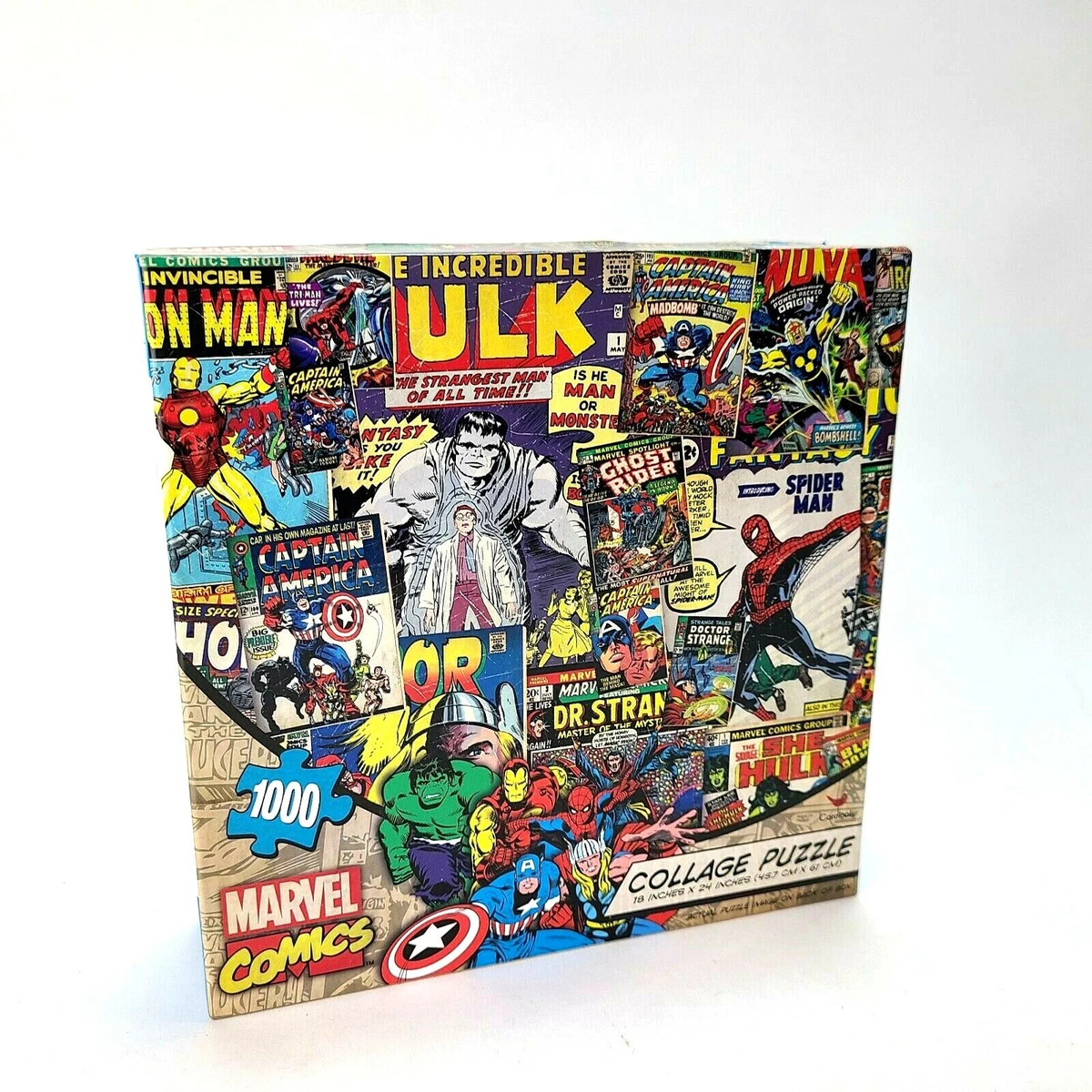 Marvel Comics Photo Collage 1000 Piece Jigsaw Puzzle 18inx24in 1