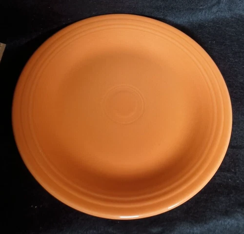 Fiesta Fiestaware 10.5" Dinner Plate Tangerine Orange Lead Free USA