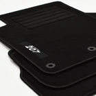 MP Velours Edition floor mats for Peugeot 207 + 207 SW from manufacturing year 02/2006 - black