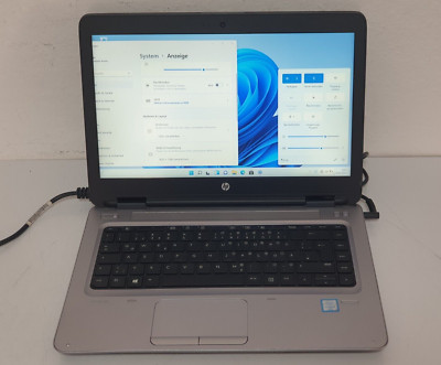 HP EliteBook i5-6300U 2,40GHz 256GB neu SSD 8GB Laptop Windows 11 Pro 14'' USB-C